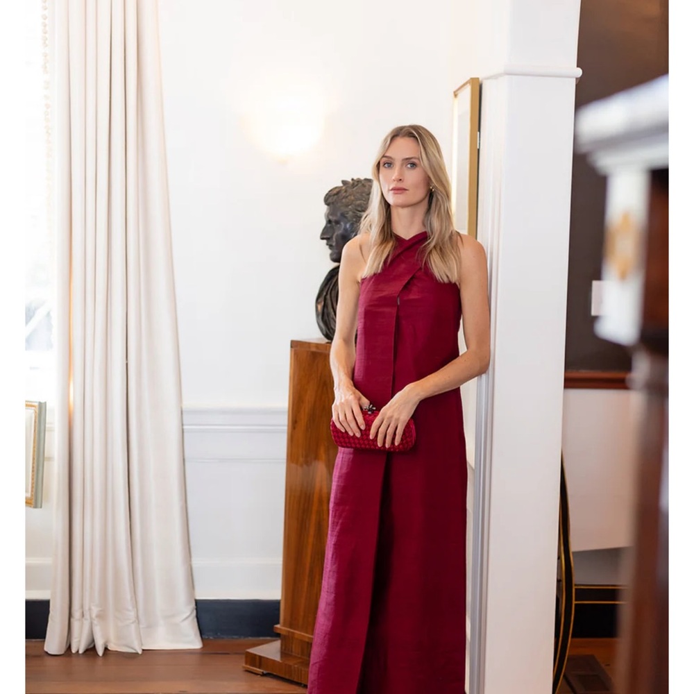 Julia Amory Camille Dupioni Silk Dress